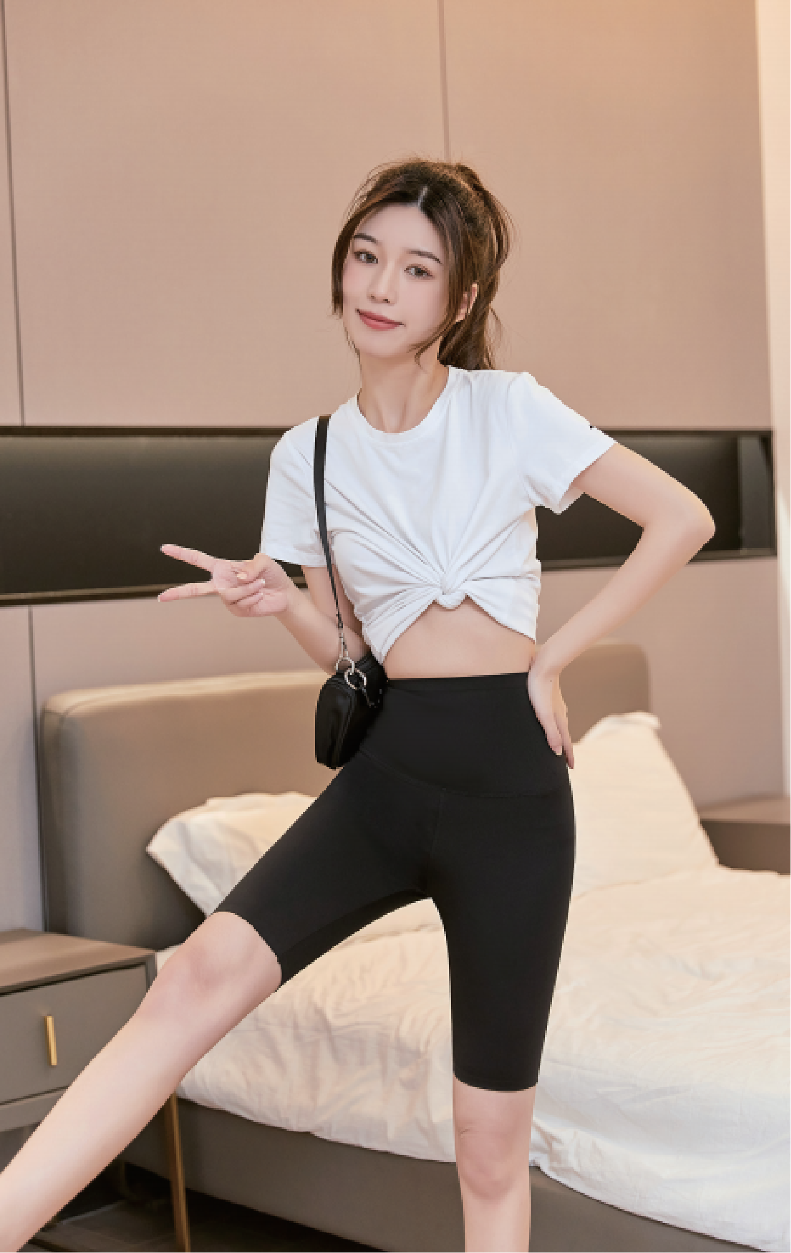High Waist Short Yoga Leggings